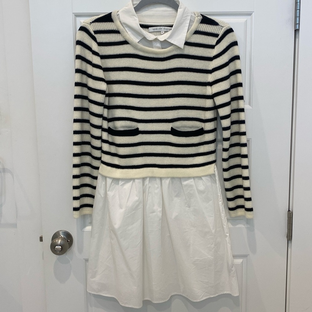 English factory sweater dress